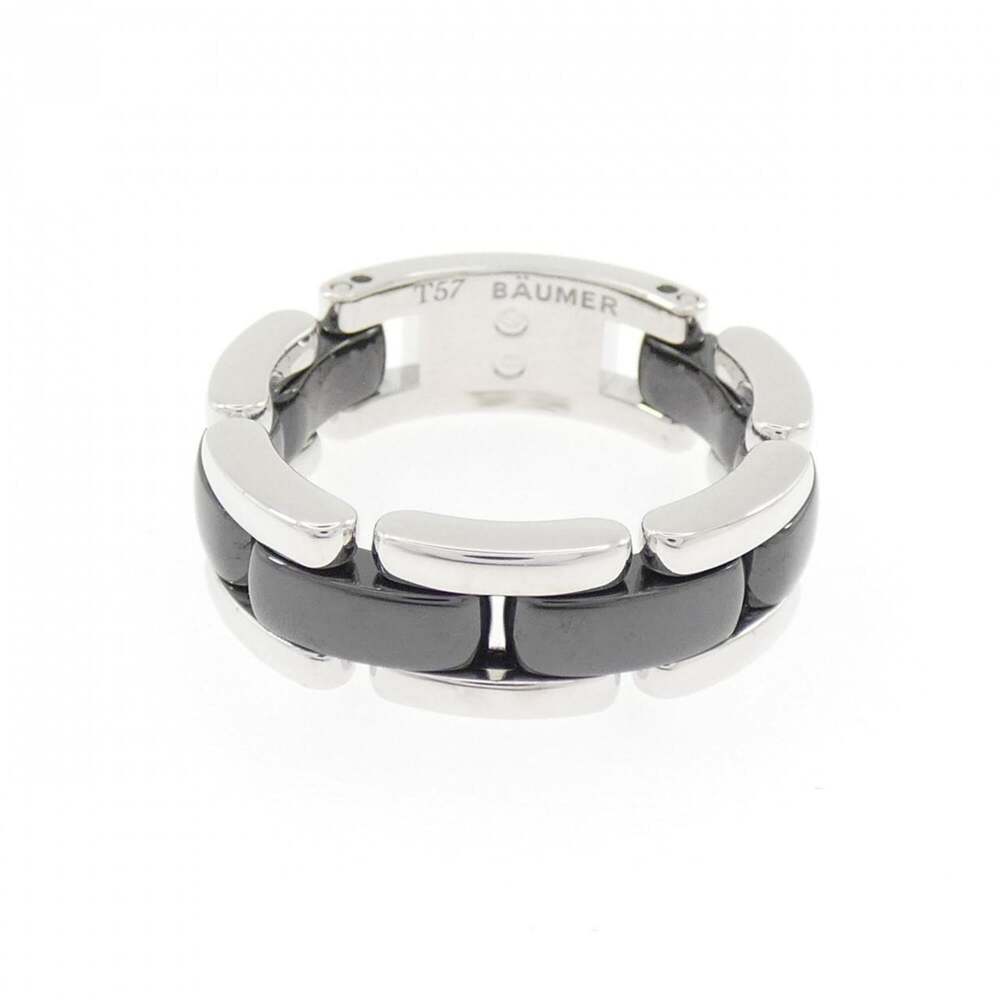 Chanel Ring Ceramic And 18K White Gold #336583C23B